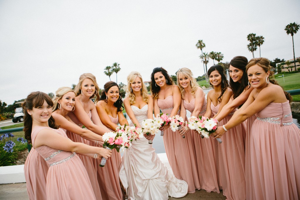 Blush Wedding Bridesmaids