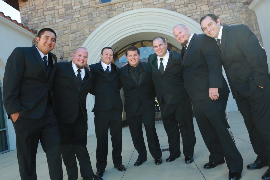 Anaheim Hills Country Club Wedding Groomsmen