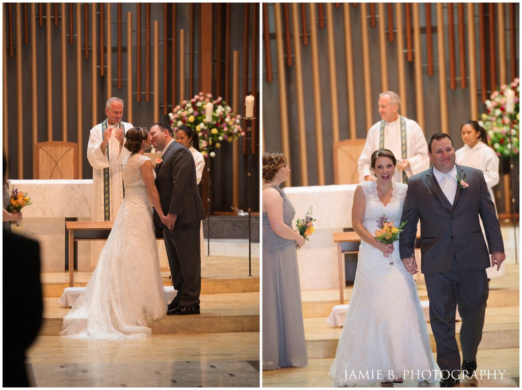 Our Lady catholic Church wedding ceremony