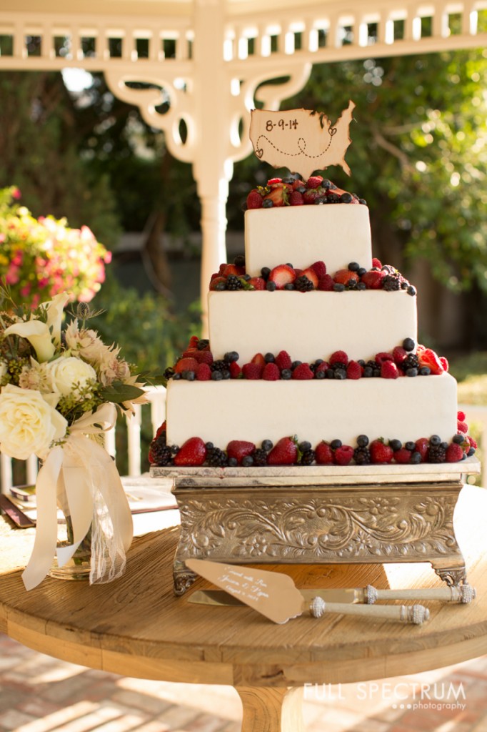 Orange County Wedding Cake Fruit