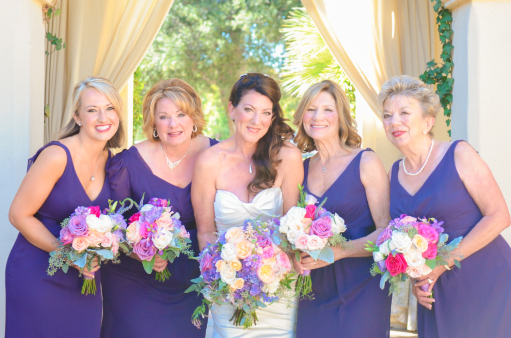 Purple Bridesmaids